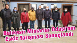 Balıkesir Mimarlar Odası’nın Eskiz Yarışması Sonuçlandı