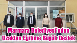 Marmara Belediyesi’nden Uzaktan Eğitime Büyük Destek