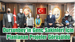 Dursunbey’in Genç Sakinleri İçin Planlanan Projeler Görüşüldü