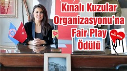 Kınalı Kuzular Organizasyonu’na Fair Play Ödülü