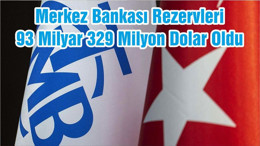 Merkez Bankası Rezervleri 93 Milyar 329 Milyon Dolar Oldu