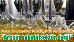 Bitkisel Yağ Sanayicileri Derneği Başkanı Büyükhelvacıgil: “Artışın sebebi sektör değil ”