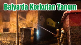 Balya'da Korkutan Yangın