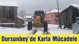 Dursunbey’de Karla Mücadele Sürüyor