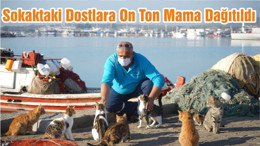Sokaktaki Dostlara On Ton Mama Dağıtıldı