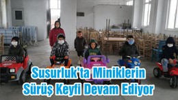 Susurluk’ta Miniklerin Sürüş Keyfi Devam Ediyor