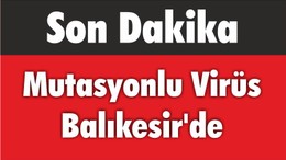 Mutasyonlu Virüs Balıkesir’de
