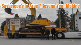 Savaştepe’nin Araç Filosuna Yeni Makine