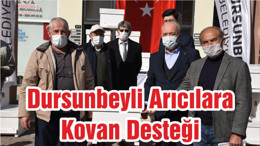 Dursunbeyli Arıcılara Kovan Desteği