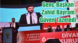Genç Başkan Zahid Bayram Güven Tazeledi