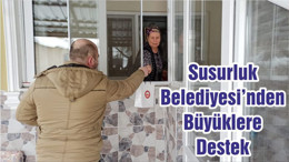 Susurluk Belediyesi’nden Büyüklere Destek