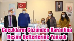 Çocukların Gözünden Karantina Resim Defterlerine Yansıdı