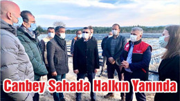 Canbey Sahada Halkın Yanında
