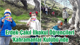 Erdek-Çakıl İlkokul Öğrencileri ‘Kahramanlar Kulübü’nde