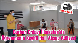 Burhan Erdayı İlkokulun’da Öğrenmenin Keyifli Hali Ahşap Atölyesi
