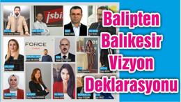 Balipten Balıkesir Vizyon Deklarasyonu
