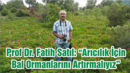 Prof Dr. Fatih Satıl: "Arıcılık İçin Bal Ormanlarını Artırmalıyız"