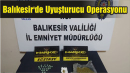 Balıkesir'de Uyuşturucu Operasyonu