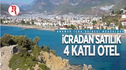 Mersin Bozyazı'da İcradan Satılık 4 Katlı Otel