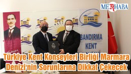 Türkiye Kent Konseyleri Birliği Marmara Denizi'nin Sorunlarına Dikkat Çekecek