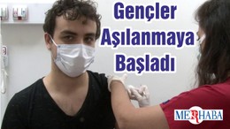 Gençler Aşılanmaya Başladı