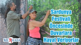 Sardunya Festivali Öncesinde Duvarlara Hayat Veriyorlar
