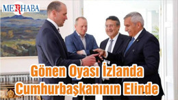 Gönen Oyası İzlanda Cumhurbaşkanının Elinde