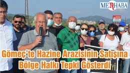 Gömeç’te Hazine Arazisinin Satışına Bölge Halkı Tepki Gösterdi