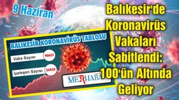 Balıkesir'de Koronavirüs Vakaları Sabitlendi: 100'ün Altında Geliyor