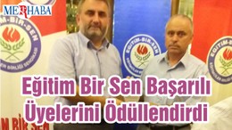 Eğitim Bir Sen Başarılı Üyelerini Ödüllendirdi