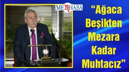 “Ağaca Beşikten Mezara Kadar Muhtacız”