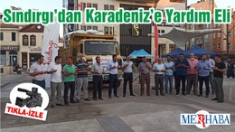 Sındırgı’dan Karadeniz’e Yardım Eli