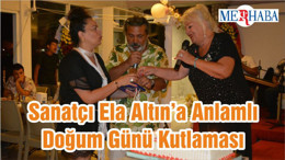 Sanatçı Ela Altın’a Anlamlı Doğum Günü Kutlaması