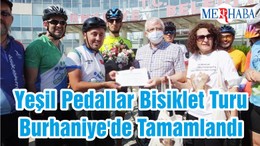Yeşil Pedallar Bisiklet Turu Burhaniye'de Tamamlandı