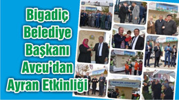 Bigadiç Belediye Başkanı Avcu’dan Ayran Etkinliği