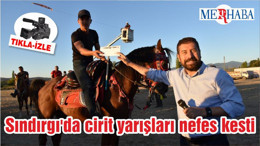 Sındırgı'da cirit yarışları nefes kesti