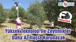 Yüksek Teknoloji İle Zeytinlikler Daha Az İlaçla Korunacak