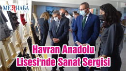 Havran Anadolu Lisesi'nde Sanat Sergisi