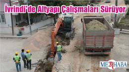 İvrindi’de Altyapı Çalışmaları Sürüyor