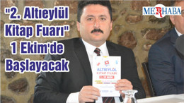 "2. Altıeylül Kitap Fuarı" 1 Ekim'de Başlayacak