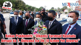 Bakan Pakdemirli: “Ülkemiz Tarımsal Hasılada Avrupa’da 1. Dünyada İse İlk 10 İçinde Yer Alıyoruz”