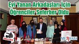 Evi Yanan Arkadaşları İçin Öğrenciler Seferber Oldu