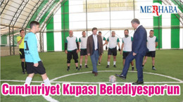 Cumhuriyet Kupası Belediyespor'un