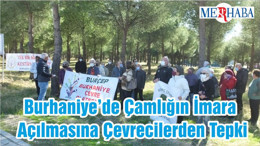 Burhaniye’de Çamlığın İmara Açılmasına Çevrecilerden Tepki