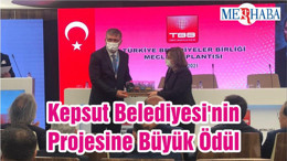 Kepsut Belediyesi'nin Projesine Büyük Ödül
