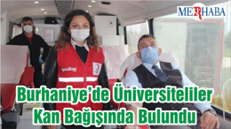 Burhaniye’ De Üniversiteliler Kan Bağışında Bulundu