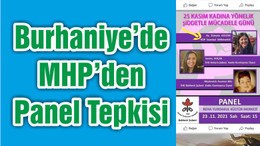 Burhaniye’de MHP’den Panel Tepkisi