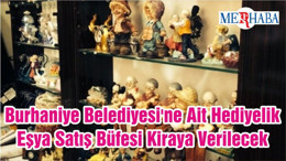 Burhaniye Belediyesi'ne Ait Hediyelik Eşya Satış Büfesi Kiraya Verilecek