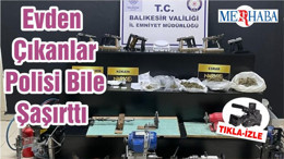 Evden Çıkanlar Polisi Bile Şaşırttı