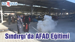 Sındırgı’da AFAD Eğitimi